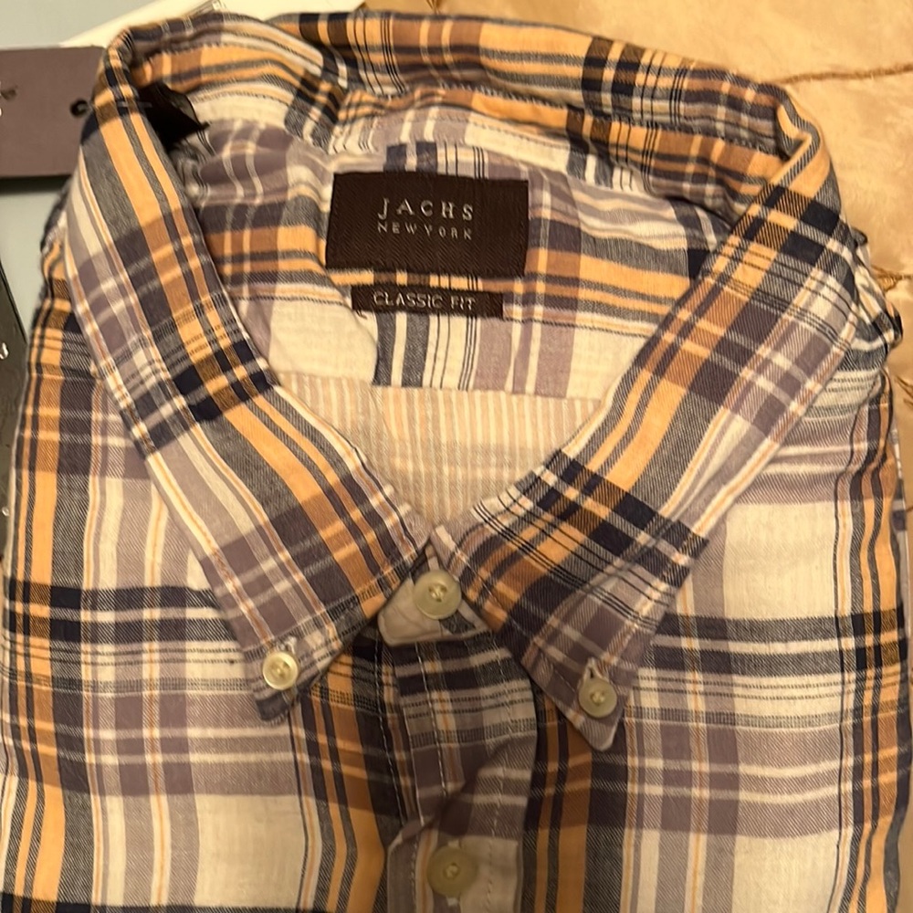 Jacks classic fit flannel long sleeve shirt
